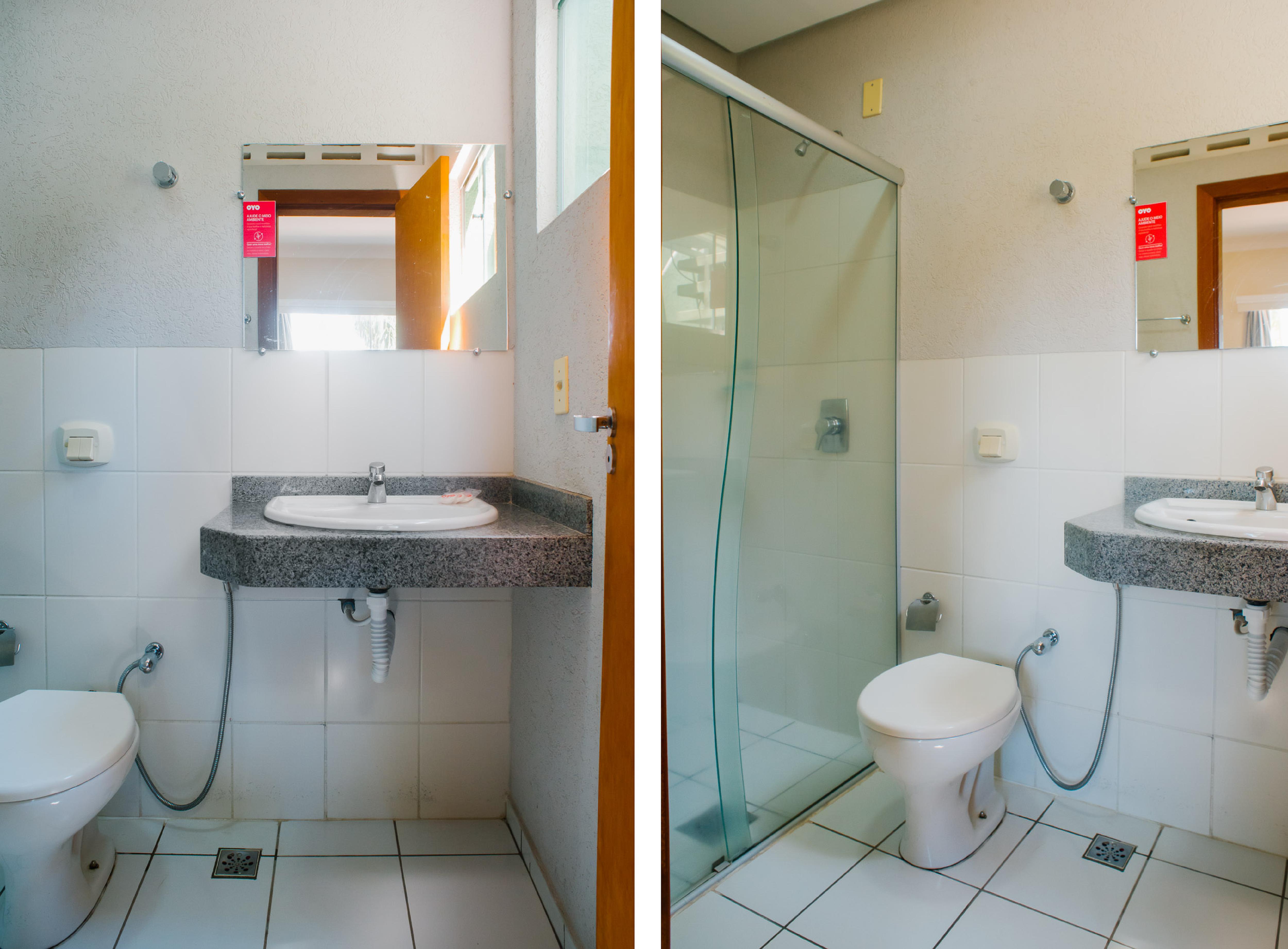 Oyo Cerrado Hotel, Campo Grande 캄푸그란지 외부 사진 Bathroom with shower and bidet